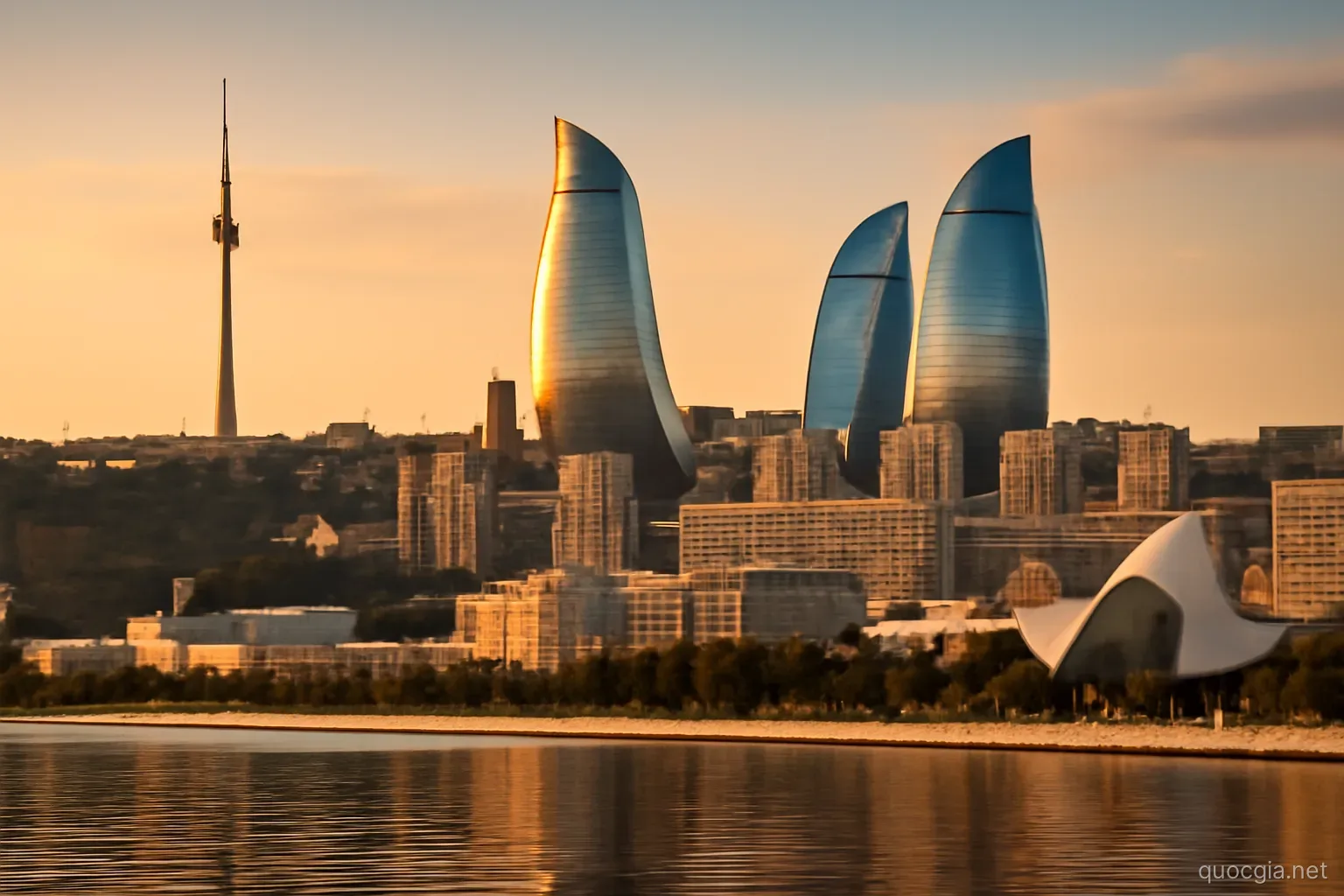 Azerbaijan: Quốc gia dầu lửa bên biển Caspi nơi ngọn lửa tự nhiên cháy nghìn năm