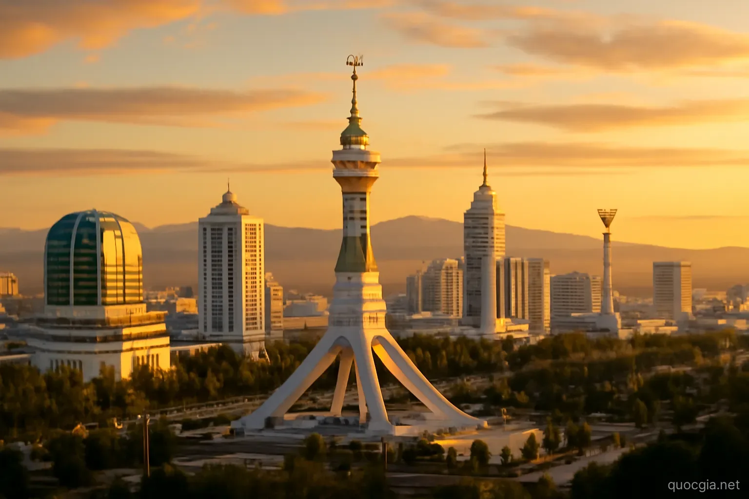 Turkmenistan: Quốc gia khí đốt kín tiếng với thủ đô cẩm thạch trắng độc nhất thế giới